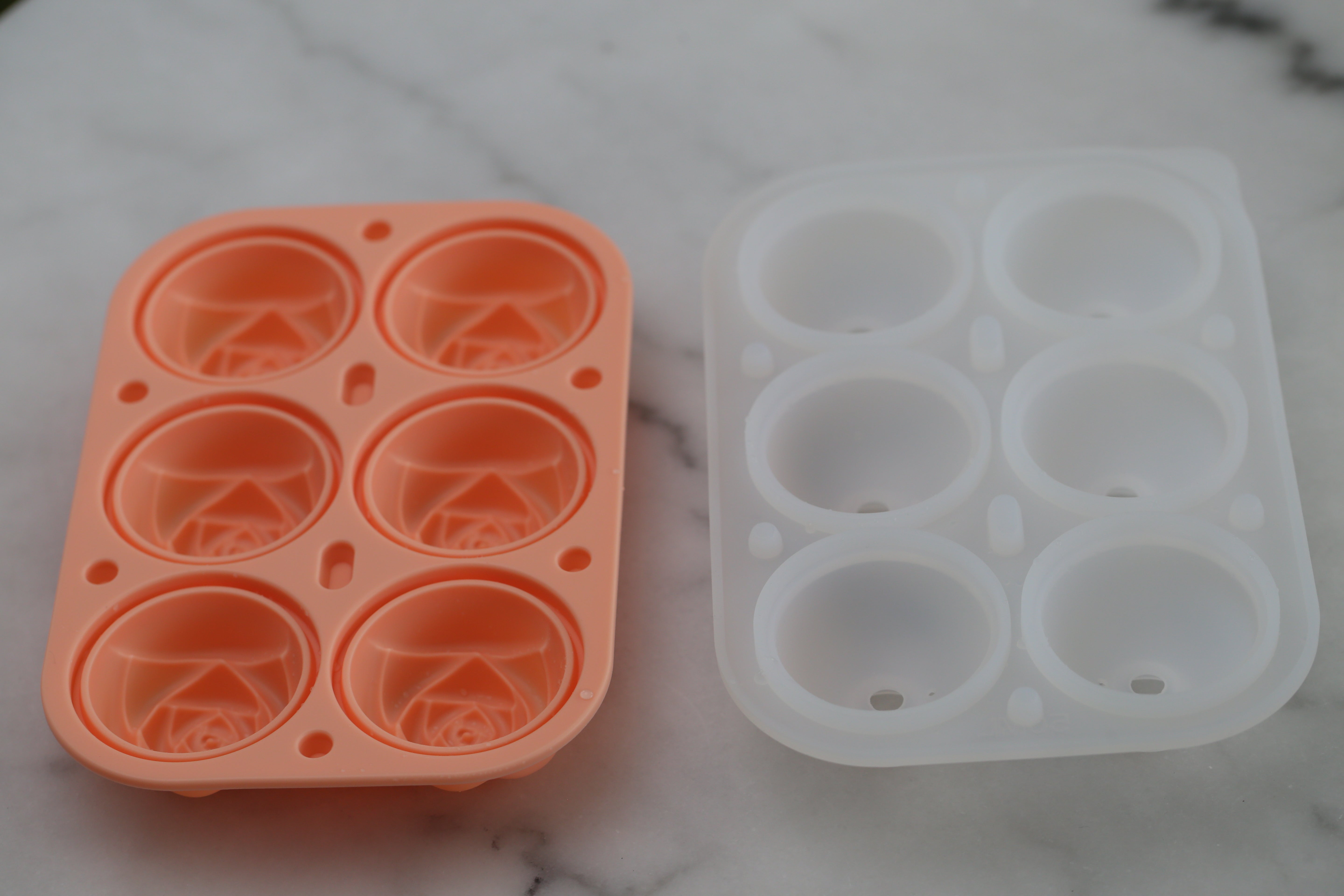 Rose Silicon Ice Cubes