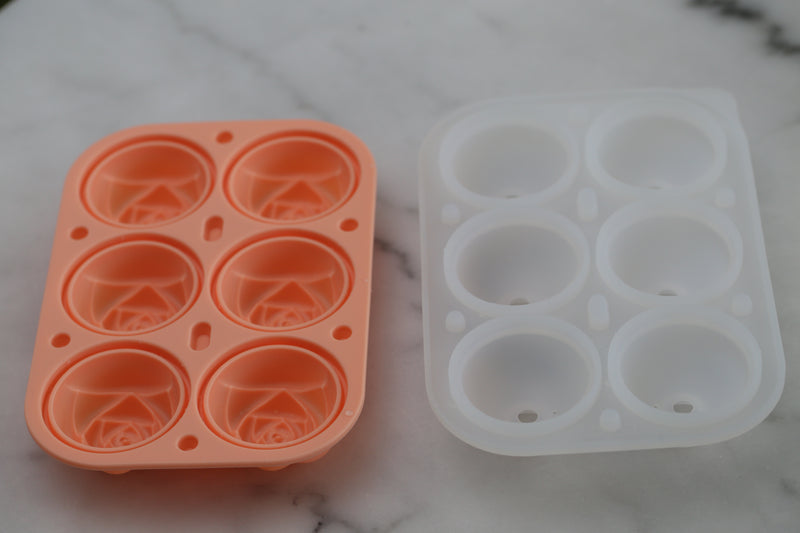 Rose Silicon Ice Cubes